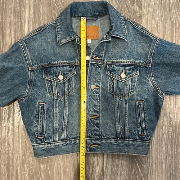 Aritzia Denim Forum Cropped Oversized Jean Jacket - Picture 6 of 7